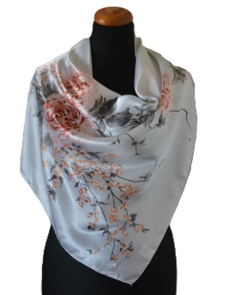 Hodvábna šatka 88x88cm, 