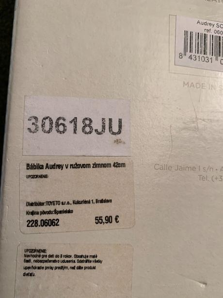 Voňavá bábika paola reina,