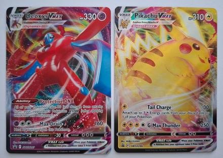 Pokémon karty promo vmax "sword & shield", 