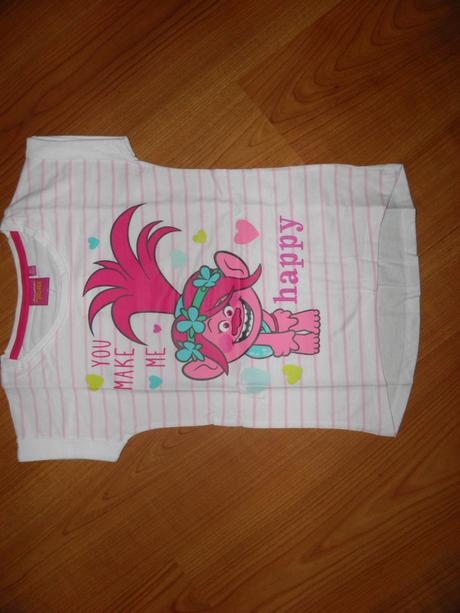 Bavlnené vkalitné tričko trollka, 104