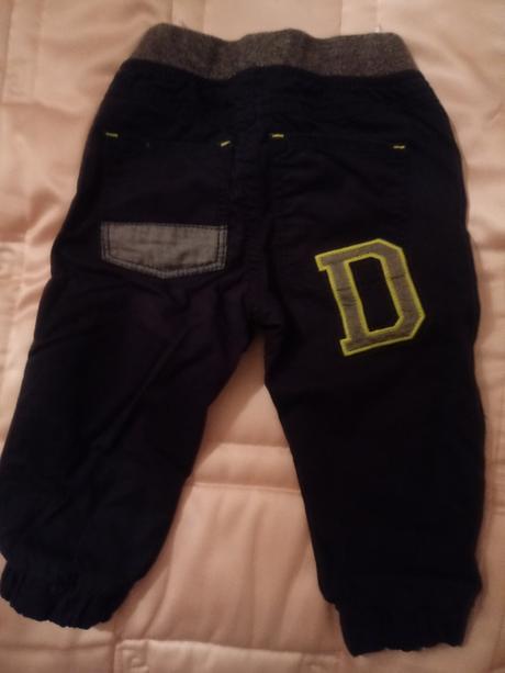 Zateplene nohavice., baby club,80