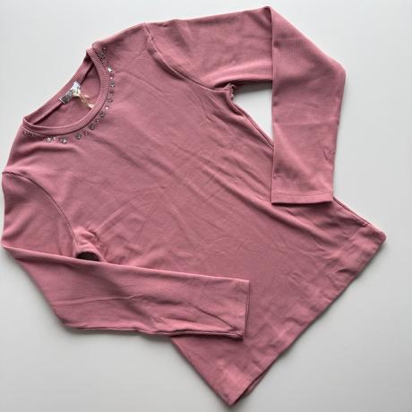 Dievčenské zateplené tričko odessa ružová, 164