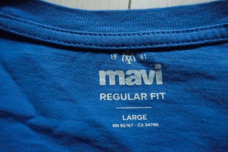 Pánske tričko mavi, l