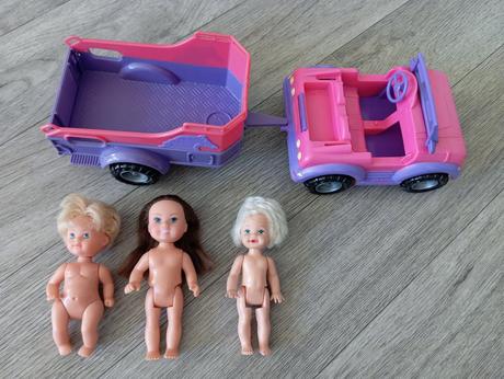 Barbie autíčko s prívesom, 