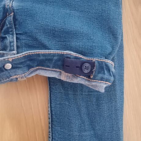 Dievčenské skinny džínsy, denim,152