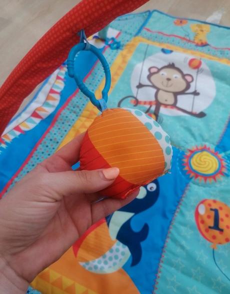 Detska hracia podložka s hrazdickou,