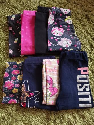 Mix legíny na doma 116-122, cena spolu, 116