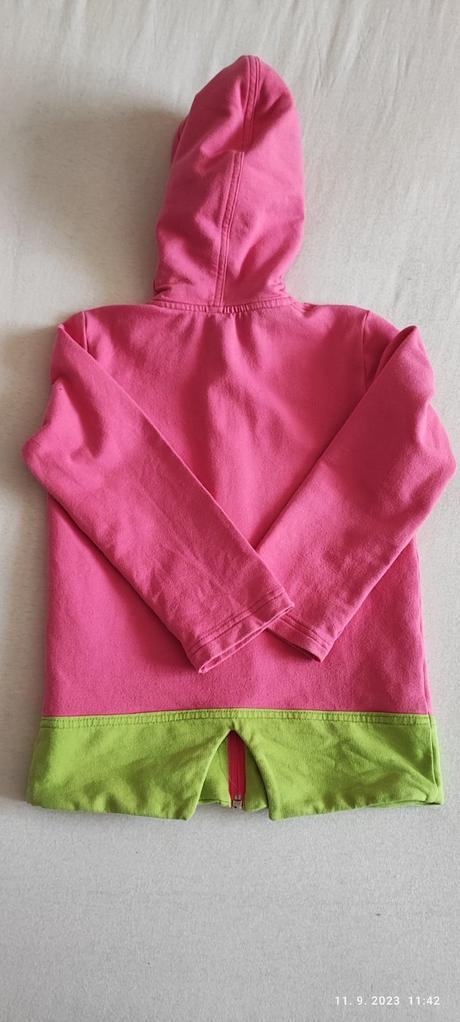 Mikina na zips bambula, 110