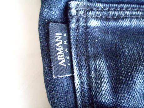 Slim tmavomodré s elastanom 34/34, armani,m