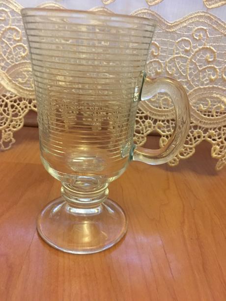 Sklenený pohár na čaj puding, 