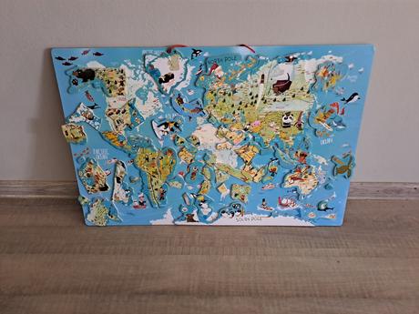 Magneticka mapa sveta,