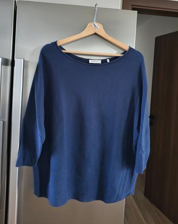 Rich&royal luxusný navy tmavo modrý voľný sveter, l