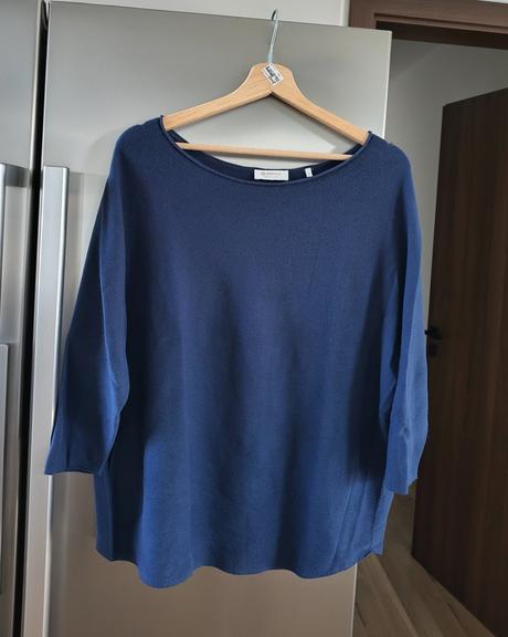 Rich&royal luxusný navy tmavo modrý voľný sveter, l