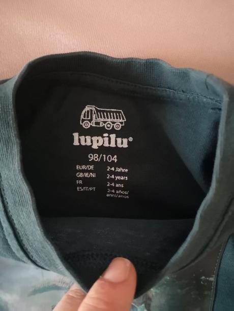 Tričko dinosaury s meniacim motívom, lupilu,98