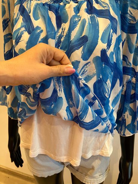 Dámska vzorovaná blúzka amisu (s), amisu,s