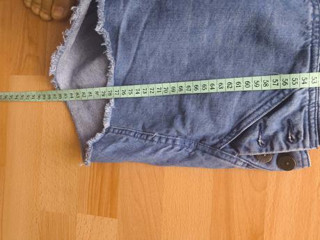 Riflové kraťasy na traky, denim co,42