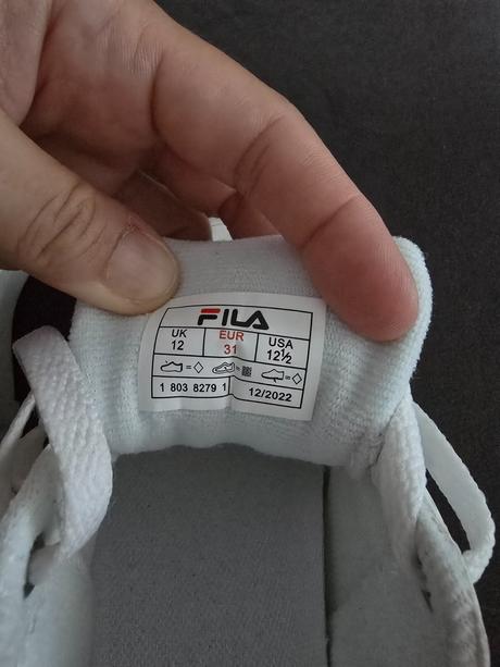 Tenisky s hrubšou podrážkou, fila,31