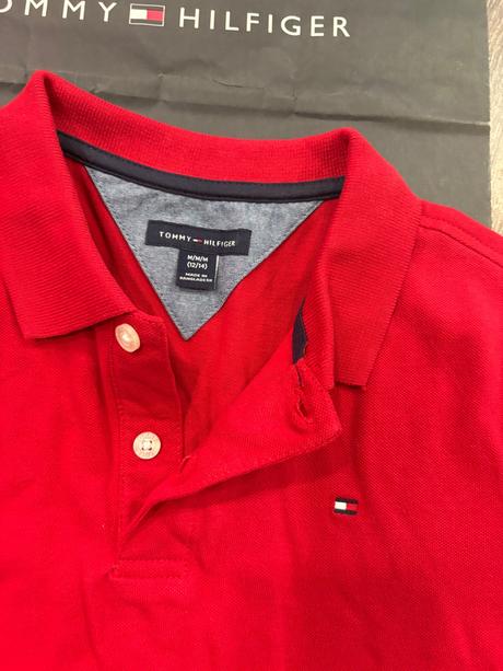 Tommy hilfiger chlapcenska polokosela na 12-14, tommy hilfiger,152