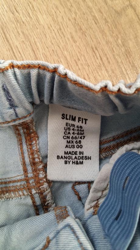 Vyblednuté rifličky, h&m,68