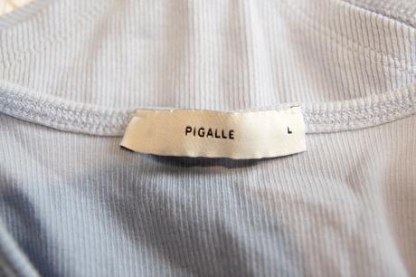 Bledo modrý body top, l, l