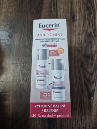 Eucerin hyaluron-filler + antipigment denný a nočn,