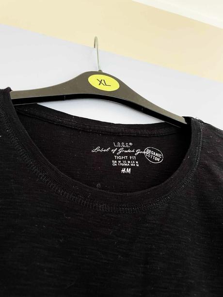 Kvalitné bavlnené triko, h&m,m