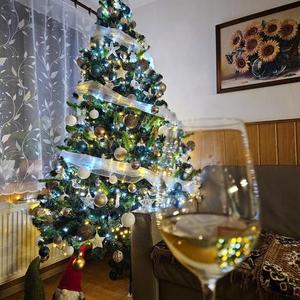 Svetlá na stromček - kombinácia žltých a bielych svetiel