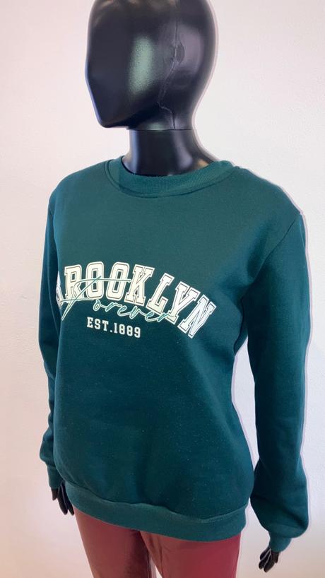 Dámska mikina s nápisom, s