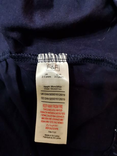 Šatôčky s dlhým rukávom, f&f,98