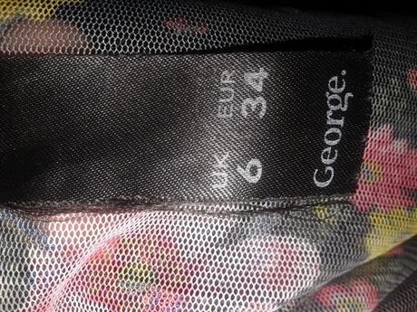 Dlhšie priehľadné tričko, george,34