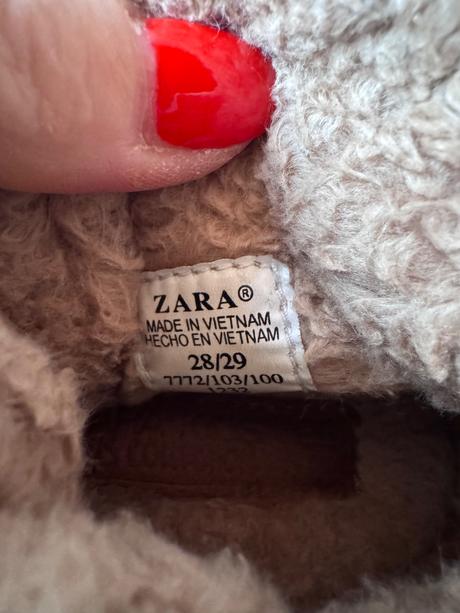 Zara kožušinové topánky 28/29, zara,29