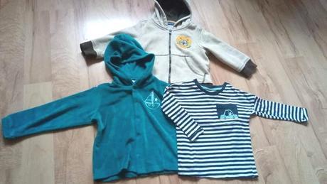 Mikinky + tričko dlhý rukáv - 86/92, impidimpi,86