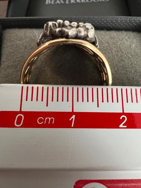 Starozitny prsten 18k zlato, 
