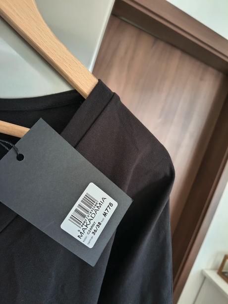 Makadamia bavlnené teplákové šaty s vreckami s-m, m