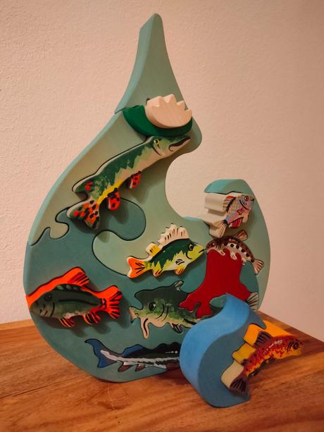 Puzzle 3d kvapka fauna dunaj, 