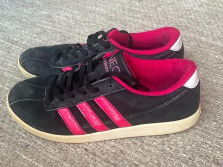 Ruzovo cierne tenisky adidas, adidas,34