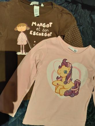 Tričko s dlhým rukávom, h&m,104