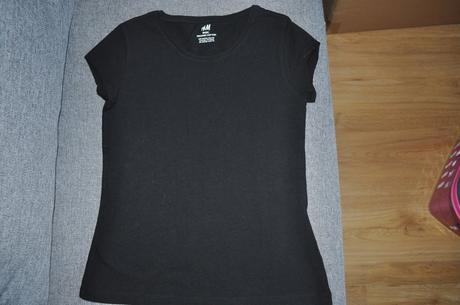 Jednoduché bavlnené tričko, h&m,134