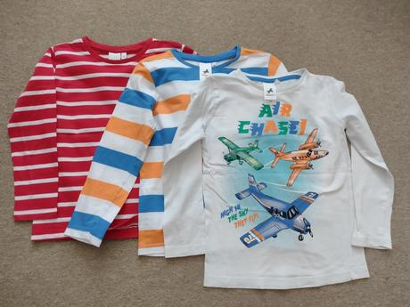 Tricko dl.rukav, 3ks, vel. 116,, palomino,116