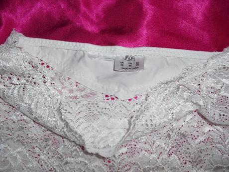 Svadobne krajkove nohavicky, f&f,xs