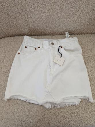 Riflova sukňa, zara,s