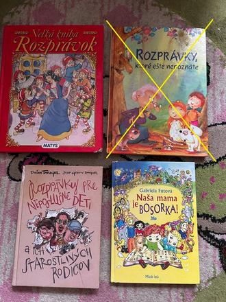 Sada 3 ks rozprávkových knižiek, 