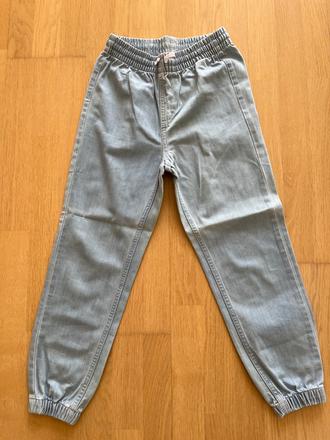 Rifľové nohavice, h&m,140