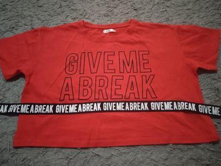 Tričko  crop top, 140