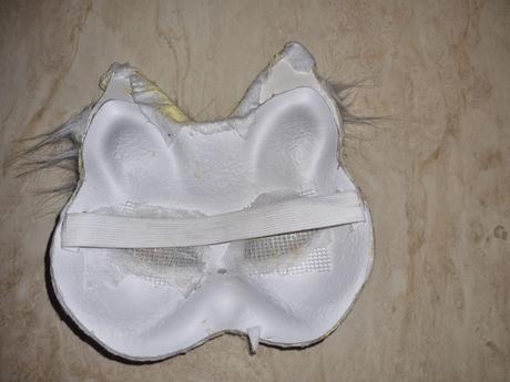 Čierna maska black cat therian mask, 