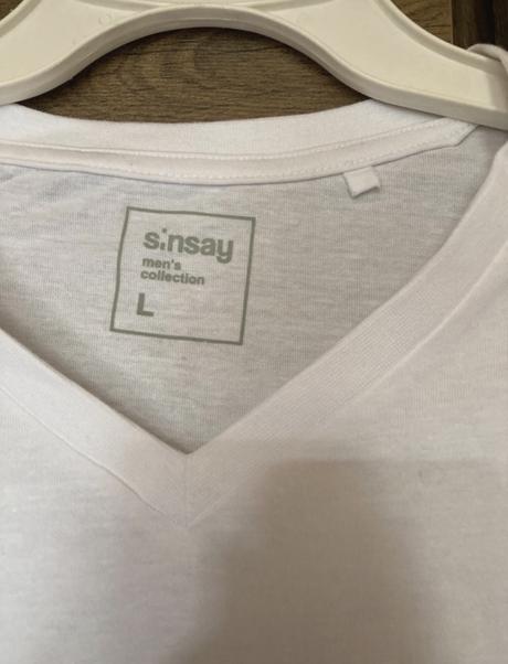 Biele tričko s potlačou, l