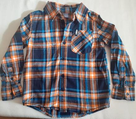 Nádherné detské nové kárované košeľe, 92