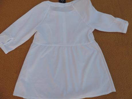 Biela blúza/tunika nová, f&f,40