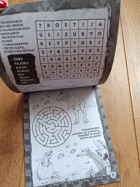 Aktivity pre bystre hlavicky dinosaury,