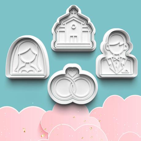 Vykrajovačky valentín a láska,